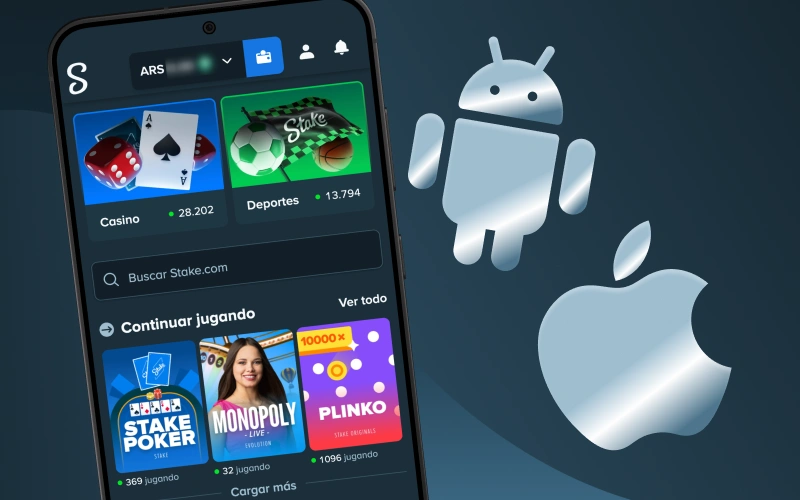 Instala la aplicación Stake mucho más rápido en teléfonos móviles modernos.