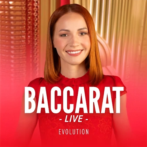 Prueba el juego de Baccarat en vivo de Evolution en la sección de casino de Stake.