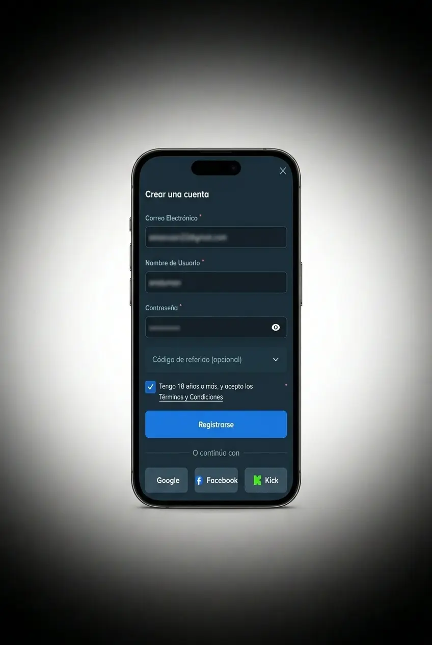 Pasos para activar código promocional de Stake desde la app móvil en iOS y Android