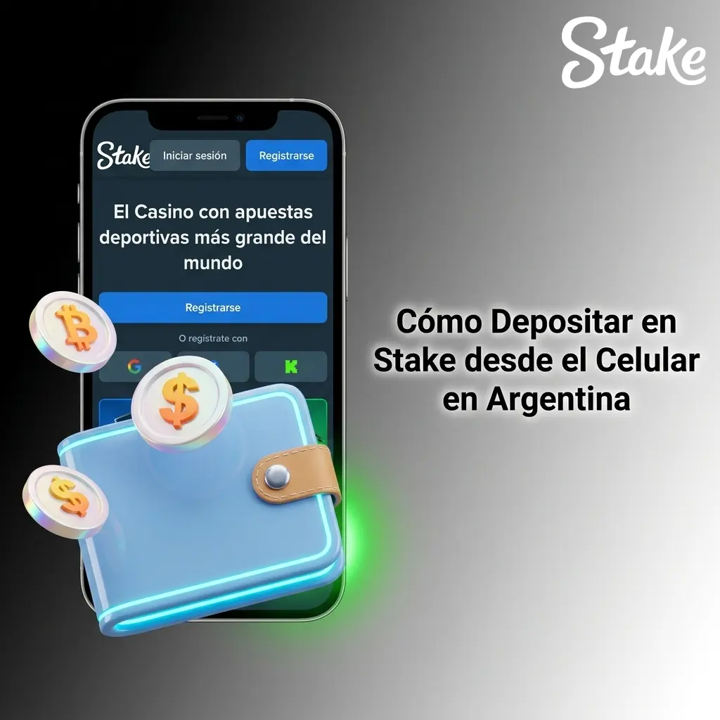 Guía para depositar en Stake desde el celular en Argentina usando Mercado Pago o transferencia bancaria