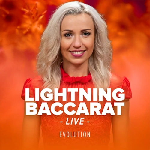 Selecciona cartas de la suerte al azar en Stake Lightning Baccarat.