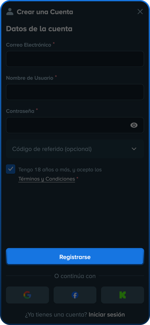 Pulse el botón de confirmación para enviar la solicitud de cuenta Stake.